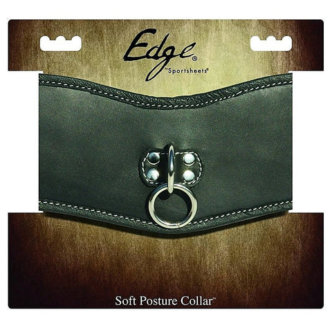 Edge Soft Leather Posture Collar by Sportsheets