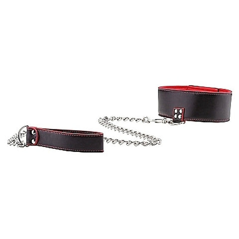 Ouch Reversible Collar with Leash by Shots Toys