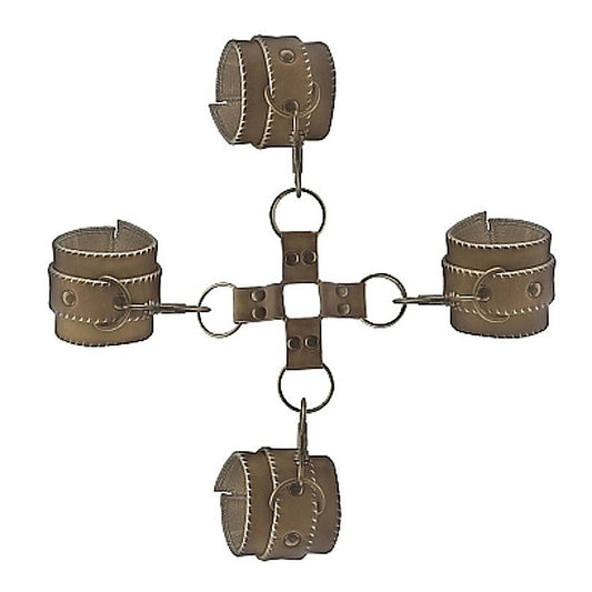 Bonded Hogtie Brown by Shots Toys