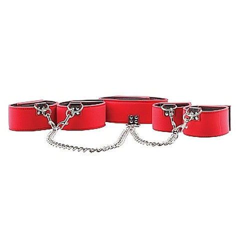 Ouch Reversible Collar / Wrist / Ankle Cuffs by Shots Toys