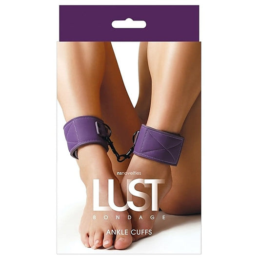 Lust Bondage Ankle Cuff Purple by NS Novelties
