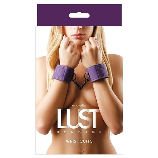 Lust Bondage Wrist Cuff Purple by NS Novelties