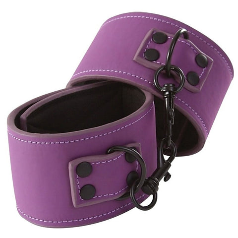 Lust Bondage Wrist Cuff Purple by NS Novelties
