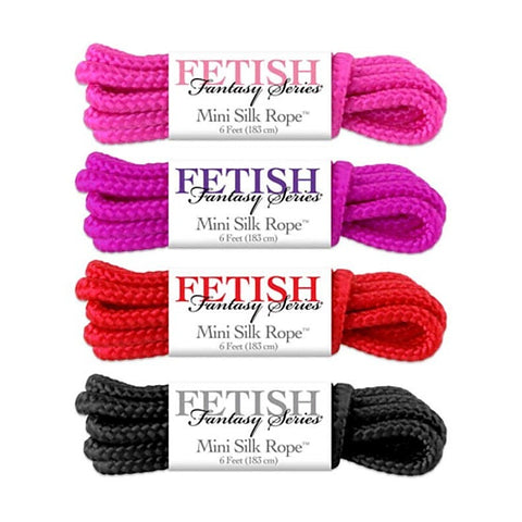 Fetish Fantasy 4 Piece Mini Silk Bondage Rope