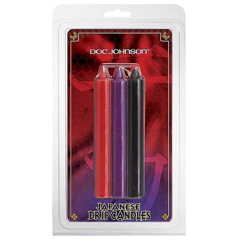 Multi Colour Japanese Drip Candles by Doc Johnson