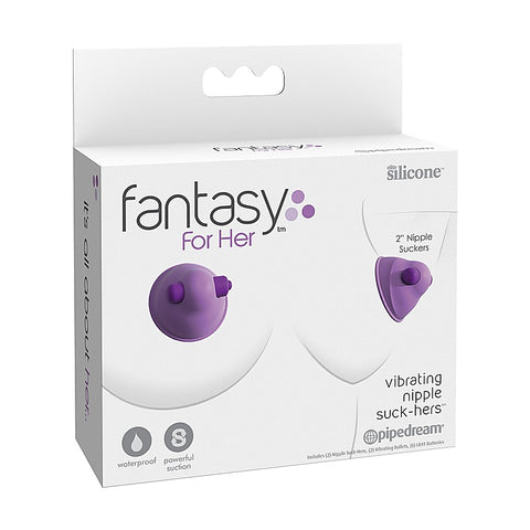 Fantasy for Her Vibrating Nipple Suck-Hers Clamps