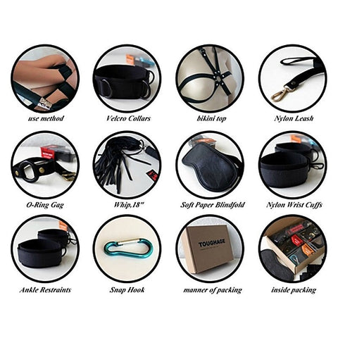 Leather Bondage Mittens by The Stockroom