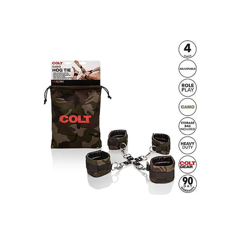 Colt Camo Fetish Play Hog Tie Restraints