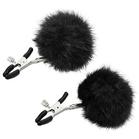 Sincerely Fur Nipple Clips by Sportsheets