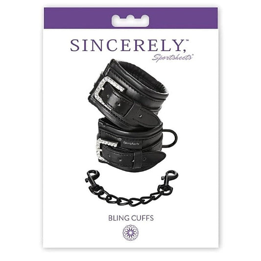 Sincerely Bling Cuffs by Sportsheets
