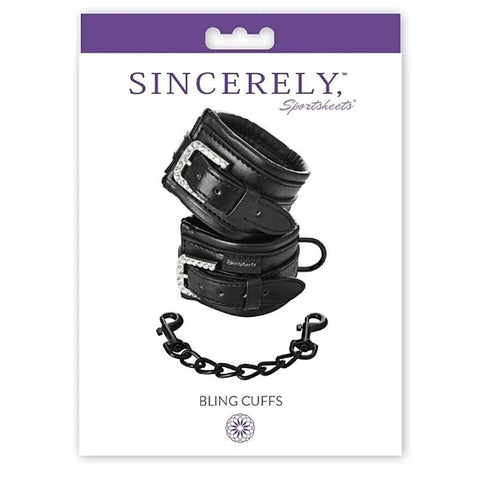 Sincerely Bling Cuffs by Sportsheets