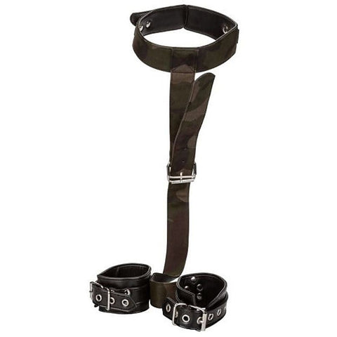 Colt Camo BDSM Play Collar and Cuffs by California Exotics