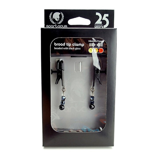 Luxurious Glass Bead Nipple Clamps by Spartacus