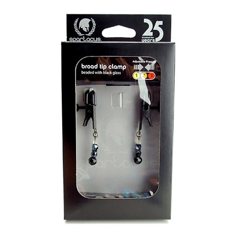 Luxurious Glass Bead Nipple Clamps by Spartacus
