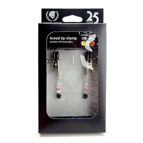 Luxurious Glass Bead Nipple Clamps by Spartacus