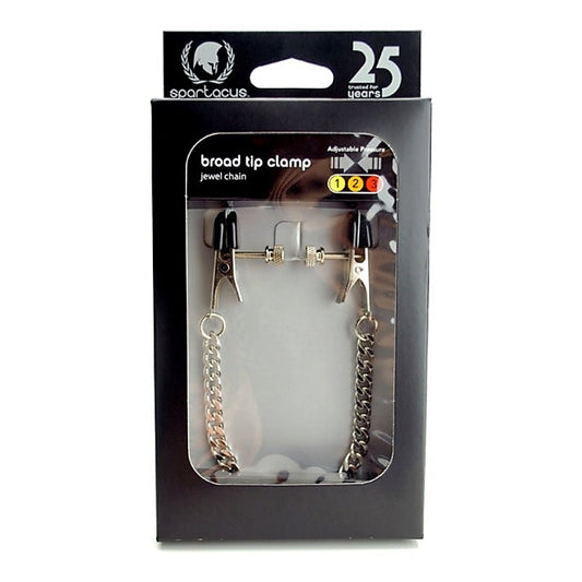 Adjustable Broad Tip Nipple Clamps by Spartacus