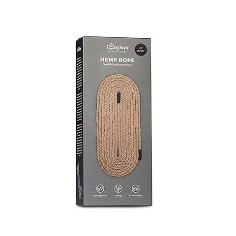 Easytoys Fetish Hemp Rope Natural 10m by California Exotics