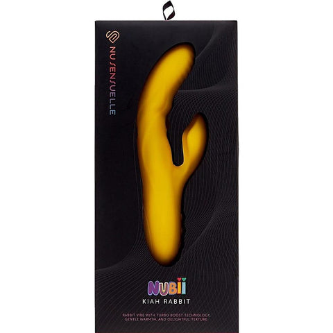 Nubii Kiah Silicone Rabbit Vibrator by Nu Sensuelle
