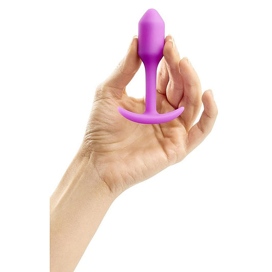 Snug Plug Weighted Silicone Butt Plug by B-Vibe