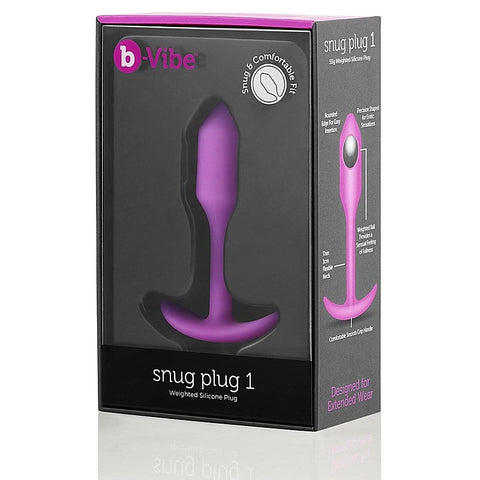 Snug Plug Weighted Silicone Butt Plug by B-Vibe