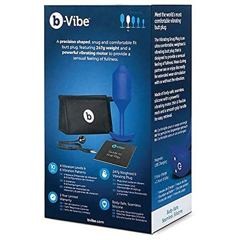 Vibrating Snug Plug XL - Ultimate Anal Bliss by B-Vibe