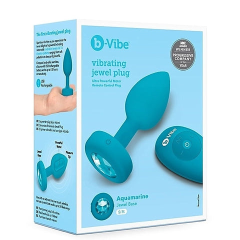 Vibrating Jewel Anal Plug by B-Vibe