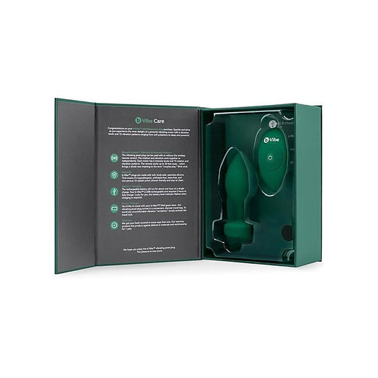 Vibrating Jewels Remote Control Butt Plug by B-Vibe