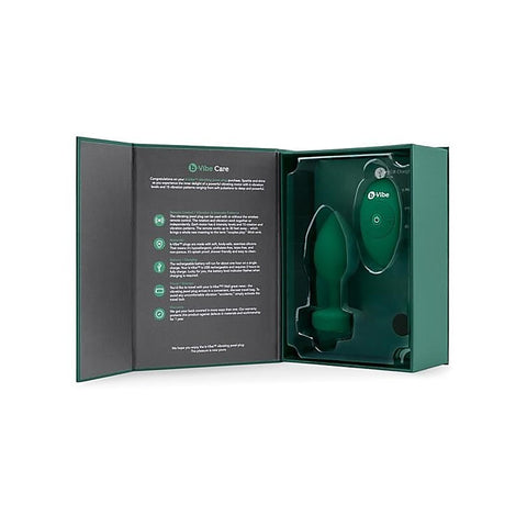 Vibrating Jewels Remote Control Butt Plug by B-Vibe