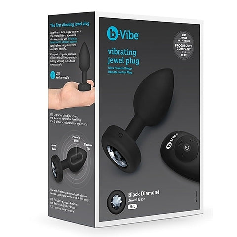 Vibrating Jewels Remote Control Butt Plug by B-Vibe