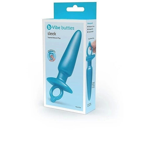 Sleek Tapered Silicone Anal Plug by B-Vibe