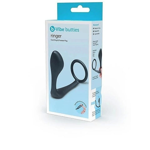 Ringer Cock Ring and Prostate Plug by B-Vibe