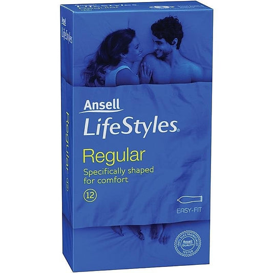 Lifestyle Regular Condoms With Hang Tab by Ansell