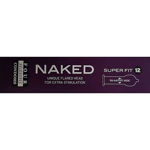 Naked Super Fit Condoms 12 Pack by Four Seasons