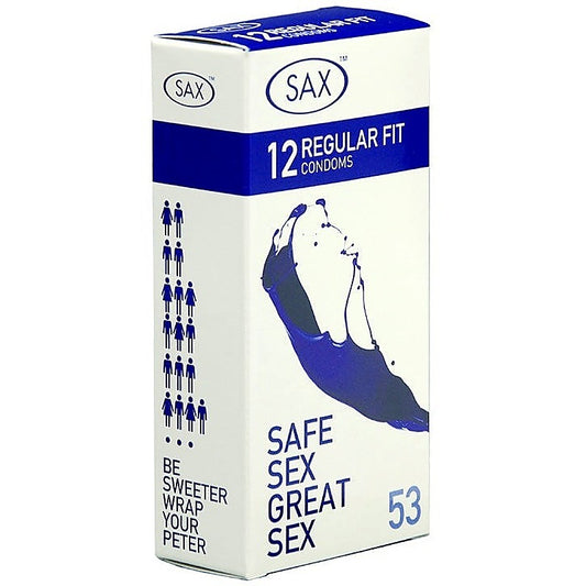 Regular Fit Stretchy Condoms by Sax