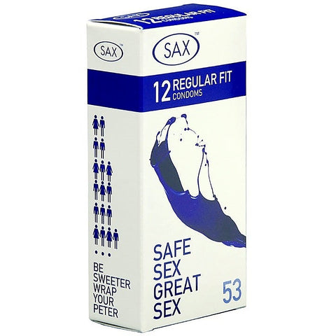 Regular Fit Stretchy Condoms by Sax