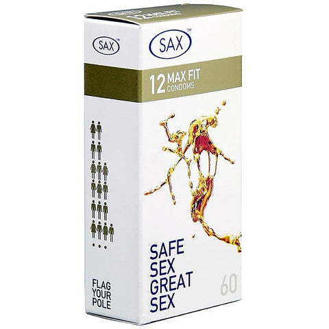 12 Max Fit Condoms by Sax