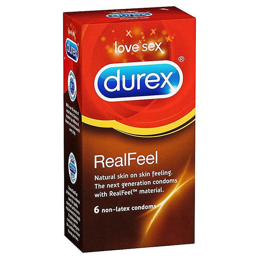 Real Feel Non-Latex 6 Pack by Durex
