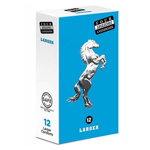 Larger Fitting Condoms by Four Seasons