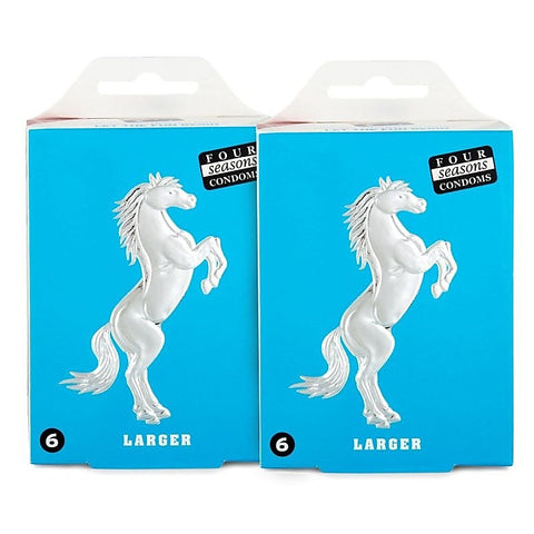 Larger Fitting Condoms by Four Seasons