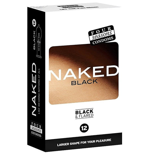 Naked Black and Flared 12 Pack by Four Seasons