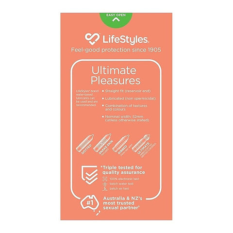 Ultimate Pleasures Condoms by Ansell
