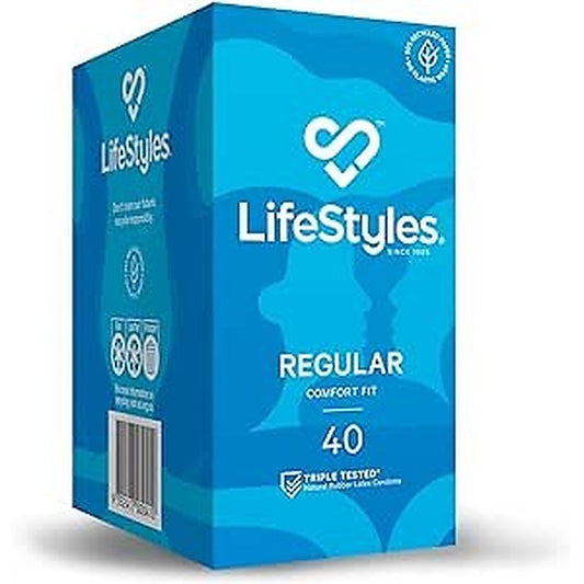LifeStyles Healthcare Regular 40 Pack Condoms by Ansell