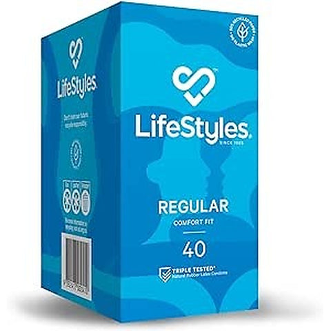 LifeStyles Healthcare Regular 40 Pack Condoms by Ansell