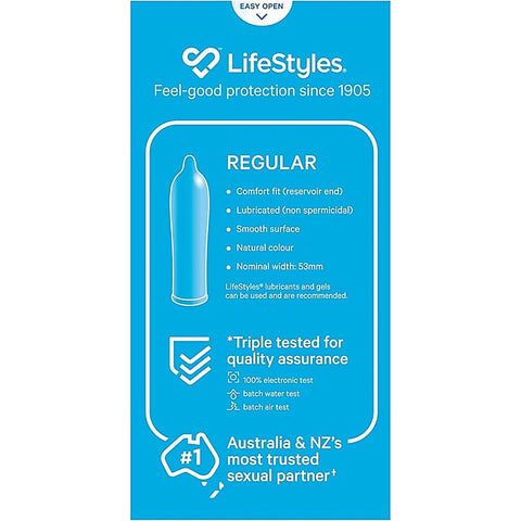 LifeStyles Healthcare Regular 40 Pack Condoms by Ansell