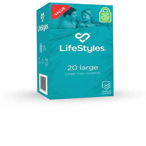 LifeStyles LARGE 20 Pack Condoms by Ansell