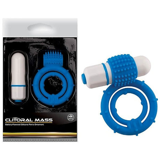 Clitoral Mass Waterproof Vibrating Cock and Ball Rings
