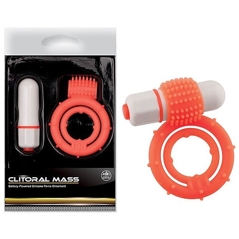 Clitoral Mass Waterproof Vibrating Cock and Ball Rings