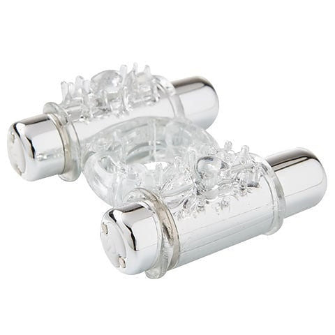 Double Action Rechargeable Bullet Cock Ring by Nu Sensuelle