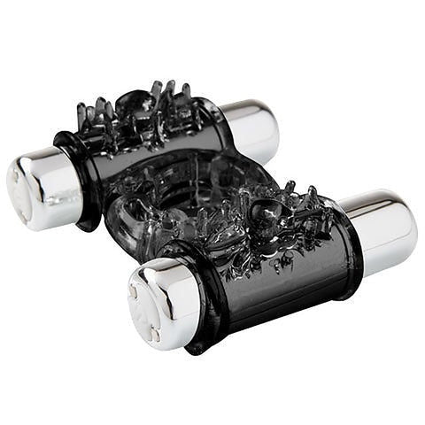 Double Action Rechargeable Bullet Cock Ring by Nu Sensuelle