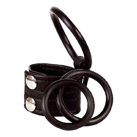 Adonis Zeus Leather Cock Ring by California Exotics